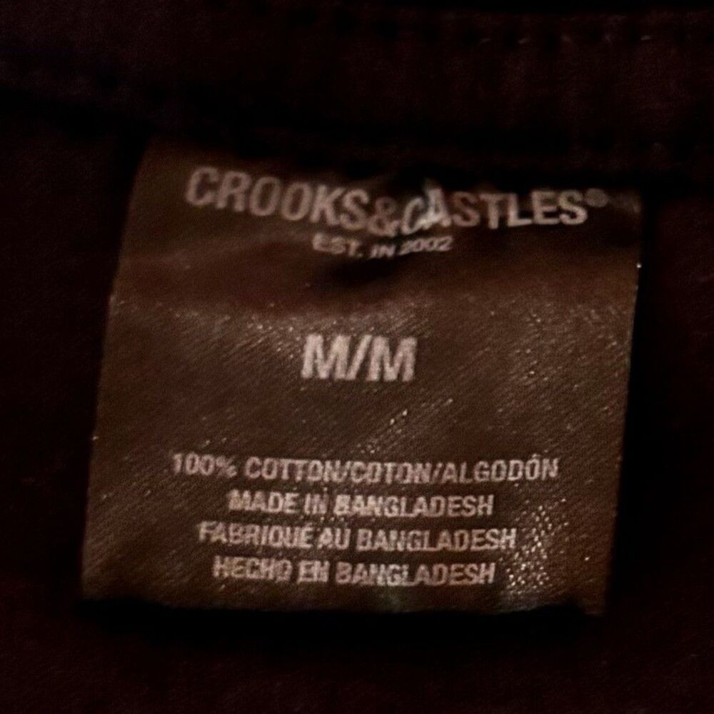 Crooks and Castles Death Row Records 1991 Shirt Men's Size Medium Long Sleeve - Picture 4 of 8